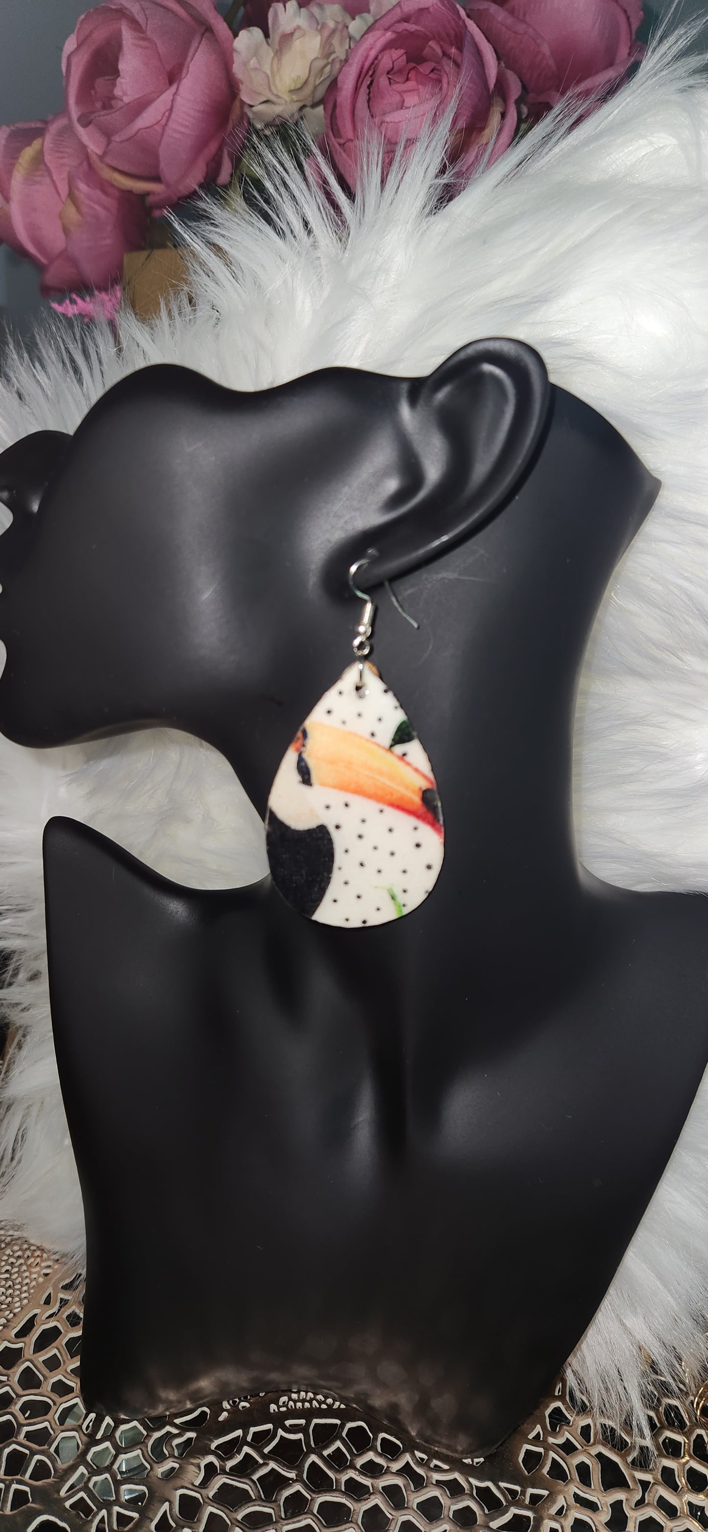 Wood - Dangle Earrings