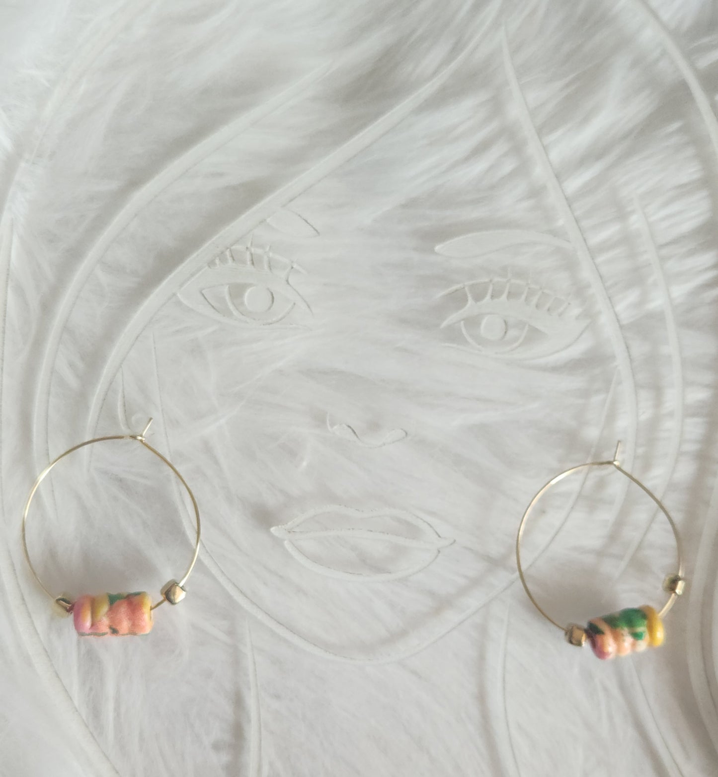 Mini barrel earrings