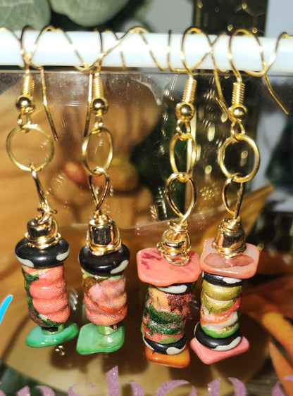 Bead &shell Earrings