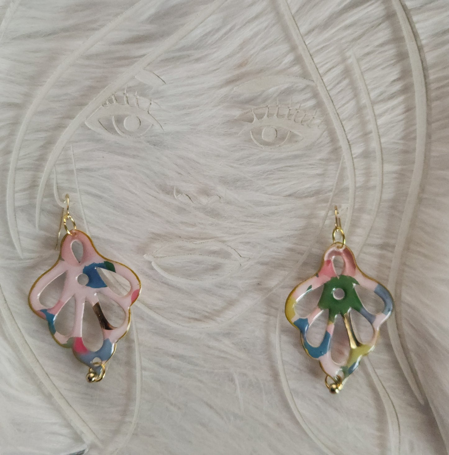 Monstera Leaf Earring