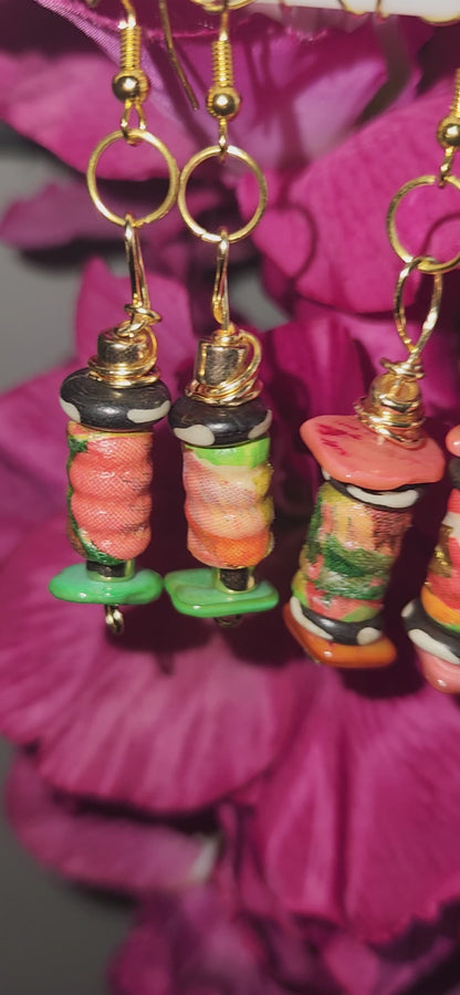 Bead &shell Earrings